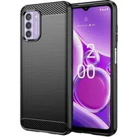 Custodia per Nokia G42, Techsuit, Carbonio, Nera — 3