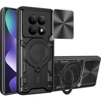 Custodia per Xiaomi Poco M8 / Redmi Note 15 5G / Note 15 4G, Techsuit, CamGuard Pro, Nera — 3