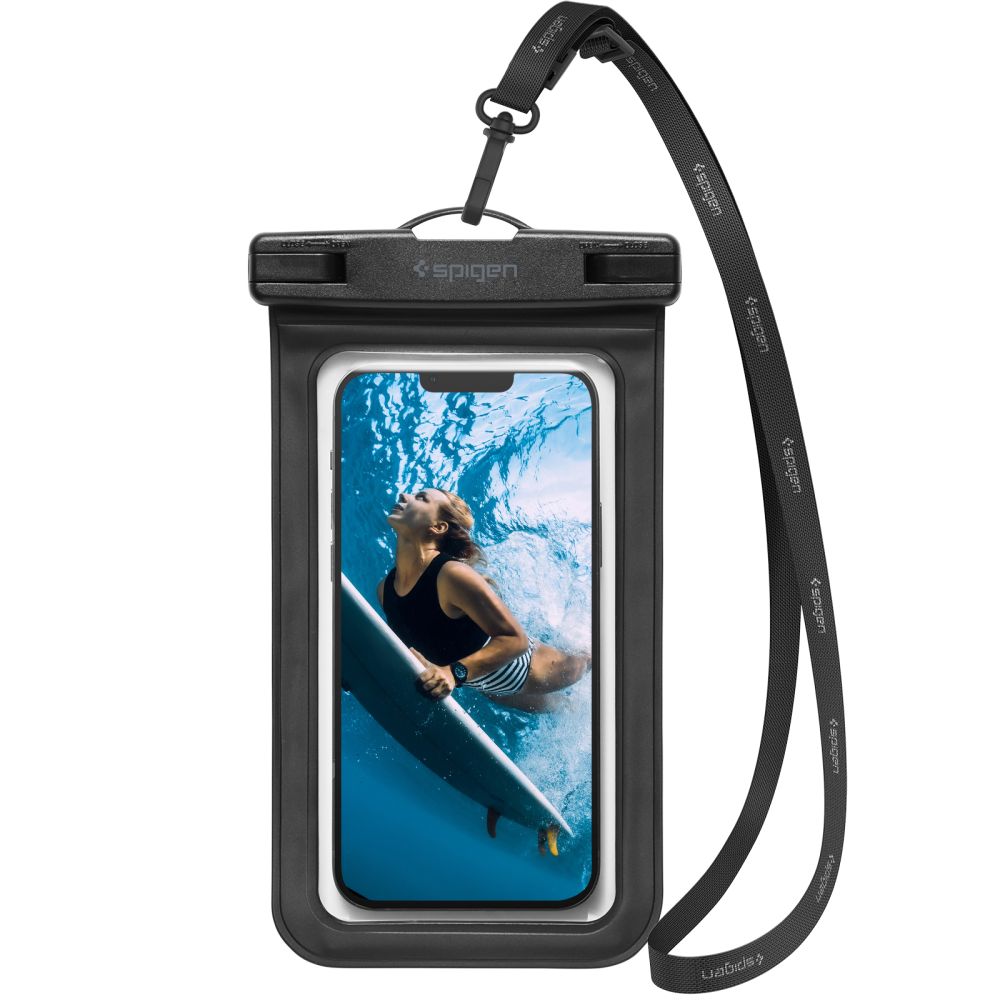 Custodia Universale Waterproof per Telefono 3.5inch - 7inch, Spigen, A601, Nera AMP04525