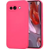 Custodia per Google Pixel 9a, Techsuit, SoftFlex, Rosa Scuro — 3