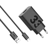 Caricabatterie da rete con cavo USB-C Motorola, 33W, 3A, 1 x USB-A, Nero PG38C06448 — 3