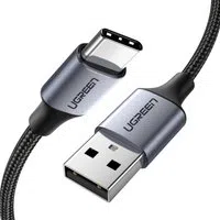 Cavo dati e ricarica USB-A - USB-C UGREEN US288, 18W, 3m, nero — 3