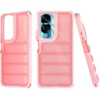 Custodia per Honor 90 Lite, Techsuit, Wave Shield, Rossa — 3