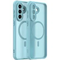 Custodia MagSafe per Samsung Galaxy A37 5G, Techsuit, HaloFrost II, Verde Chiaro — 3