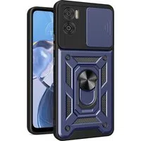 Custodia per Motorola Moto E22i / E22, Techsuit, CamShield, Blu — 3