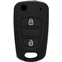 Custodia Chiavi Auto Techsuit 2003.04 per Hyundai Elantra / Kia Picanto, Nera — 3