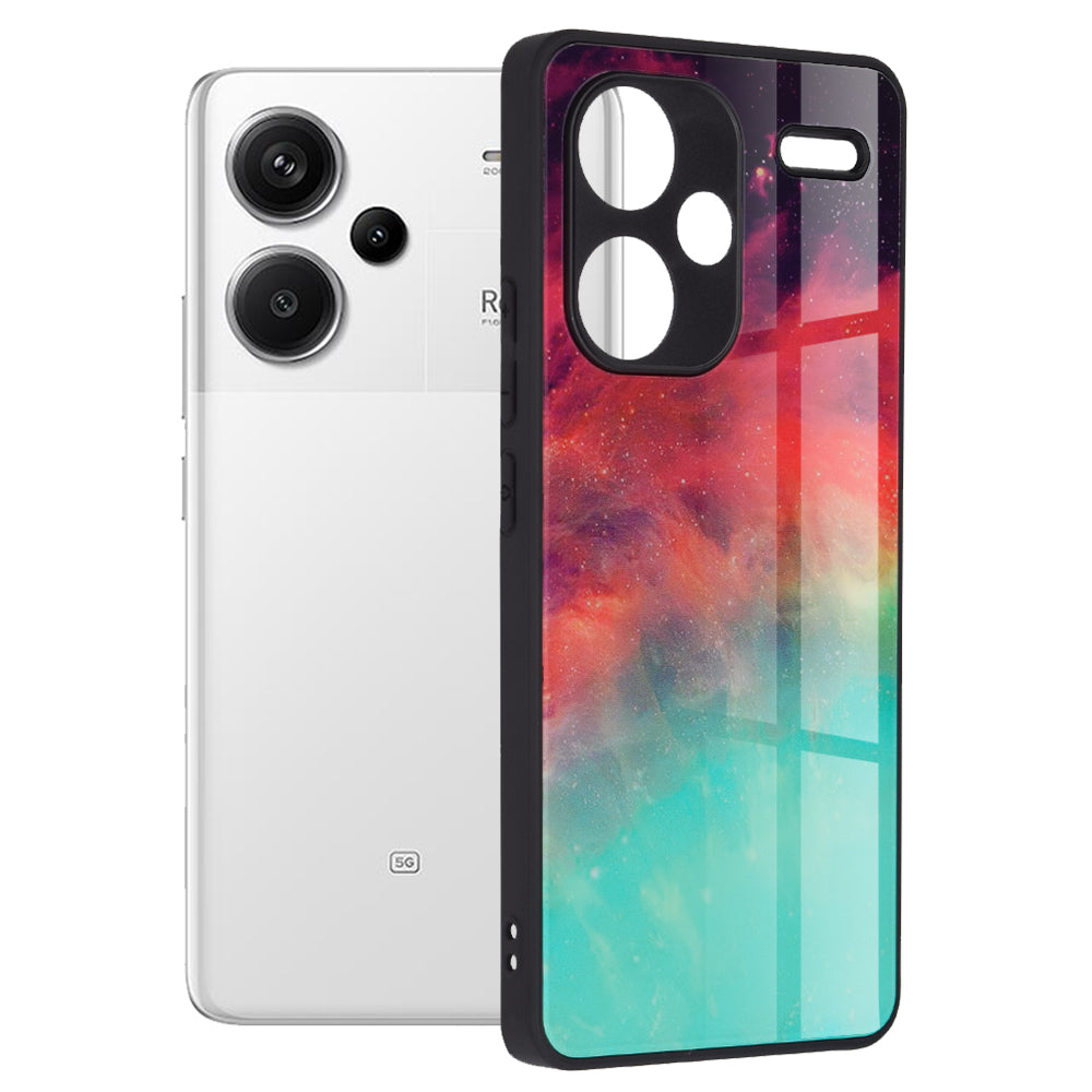 Custodia per Xiaomi Redmi Note 13 Pro+, Techsuit, Glaze, Turchese