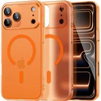Custodia MagSafe per Apple iPhone 17 Pro Max, Tech-Protect, MagSlim, Arancione Opaco — 3