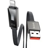 Cavo Dati e Ricarica USB-A - Lightning McDodo CA-4970 Rythm Display, 18W, 1.2m, Nero — 3