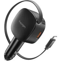 Caricatore Auto Con Cavo USB-C Spigen EV603BT Essential, 60W, 3A, 1 x USB-A - 1 x USB-C, Nero ACP10515 — 3