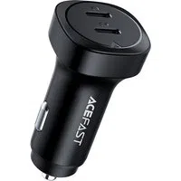 Caricabatterie Auto Acefast B2, 72W, 3A, 2 x USB-C, Nero — 3