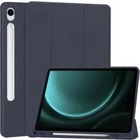Custodia per Samsung Galaxy Tab S9 FE / Tab S9 / Tab S10 FE, Techsuit, Flex Trifold, Blu Navy — 3
