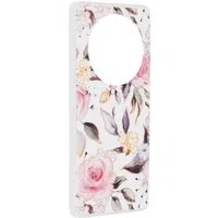 Custodia per Honor Magic6 Lite, Techsuit, Marble, Bianca — 3