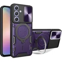 Custodia per Samsung Galaxy A54 A546, Techsuit, CamGuard Pro, Viola — 3