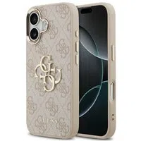 Custodia per Apple iPhone 17, Guess, Big 4G Logo Classic, Rosa Dorato — 3