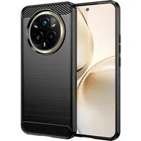 Custodia per Realme 14 Pro+, Techsuit, Carbonio, Nera — 3
