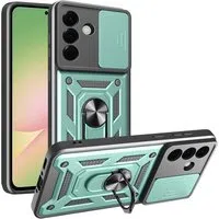 Custodia per Samsung Galaxy A56 A566, Techsuit, CamShield, Verde — 3