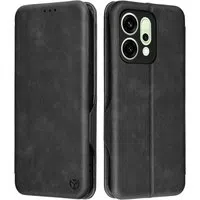 Custodia per Oppo Reno14, Techsuit, Safe Wallet Plus, Nera — 3