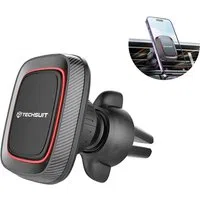 Supporto Auto Magnetico Techsuit S4, Universale, Nero Rosso — 3