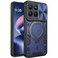 Custodia per Motorola Moto G47 / G37, Techsuit, CamGuard Pro, Blu — 3