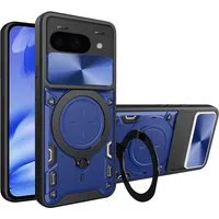 Custodia per Google Pixel 9a, Techsuit, CamGuard Pro, Blu — 3