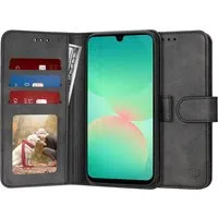 Custodia per Samsung Galaxy A26 A266, Techsuit, Diary Book, Nera — 3
