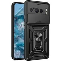 Custodia per Google Pixel 8 Pro, Techsuit, CamShield, Nera — 3