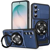 Custodia per Samsung Galaxy S26 Plus S947, Techsuit, RuggedCam, Blu — 3