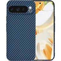 Custodia per Google Pixel 9 Pro, Techsuit, Carbonite FiberShell, Turchese — 3