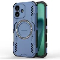 Custodia MagSafe per Apple iPhone 17, Techsuit, ArmorMag, Blu — 3