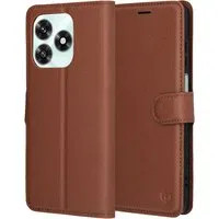 Custodia per Honor X5c Plus, Techsuit, Leather Folio, Marrone — 3
