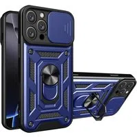 Custodia per Apple iPhone 16 Pro, Techsuit, CamShield, Blu — 3