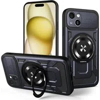 Custodia per Apple iPhone 15 Plus, Techsuit, RuggedCam, Blu — 3