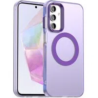 Custodia MagSafe per Samsung Galaxy A35 5G A356, Techsuit, CandyCase, Viola — 3
