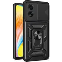 Custodia per Oppo A58 4G, Techsuit, CamShield, Nera — 3
