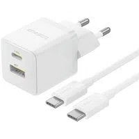 Caricabatterie Rete con Cavo USB-C Baseus Palm, 30W, 3A, 1 x USB-A - 1 x USB-C, Bianco P1011160A213-01 — 3
