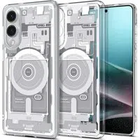 Custodia MagSafe per Samsung Galaxy S25 Edge S937, Spigen, Ultra Hybrid Zero One, Bianca ACS09417 — 3