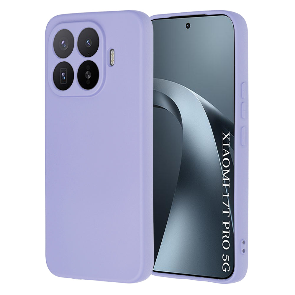 Techsuit Custodia per Xiaomi 17T Pro, Techsuit, SoftFlex, Viola Chiaro