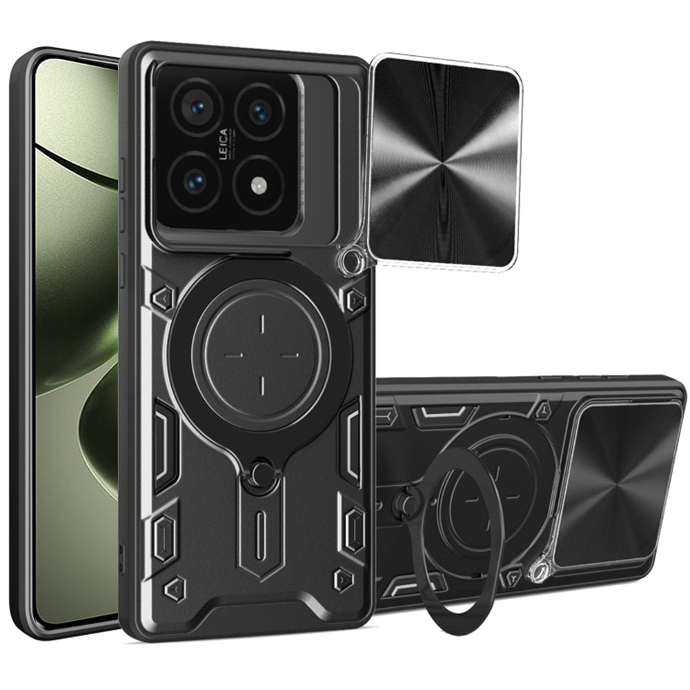 Techsuit Custodia per Xiaomi 14T, Techsuit, CamGuard Pro, Nera