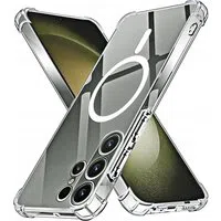 Custodia MagSafe per Samsung Galaxy S23 Ultra S918, Techsuit, Antiurto, Trasparente — 3