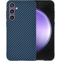 Custodia per Samsung Galaxy S23 FE S711, Techsuit, Carbonite FiberShell, Turchese — 3