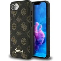 Custodia MagSafe per Apple iPhone 17e / 16e, Guess, Peony Script, Nera — 3