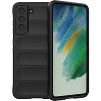 Custodia per Samsung Galaxy S21 FE 5G G990, Techsuit, Magic Shield, Nera — 3