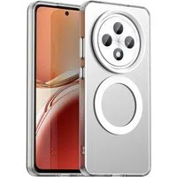 Custodia MagSafe per Oppo Reno12 FS 5G / Reno12 FS 4G / Reno12 F 4G / Reno12 F, Techsuit, CandyCase, Bianca — 3