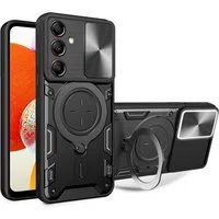 Custodia per Samsung Galaxy A14 A145 / A14 5G A146, Techsuit, CamGuard Pro, Nera — 3