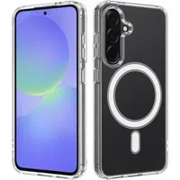Custodia MagSafe per Samsung Galaxy A56 A566 / A36 A366, Techsuit, Pro, Trasparente — 3