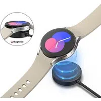 Caricabatterie Wireless Techsuit TSC11 per Samsung Galaxy Watch Series, USB-A, Nero — 3