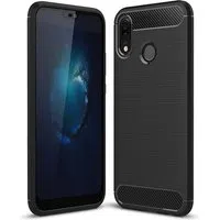 Custodia per Huawei P20 Lite, OEM, Carbonio, Nera — 3