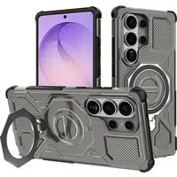 Custodia per Samsung Galaxy S26 Ultra S948, Techsuit, Carbon Shield Pro, Fumé — 3