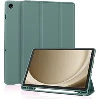 Custodia per Samsung Galaxy Tab A11+ / Tab A9+, Techsuit, Flex Trifold, Verde — 3